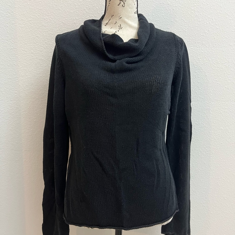Banana Republic Black Cowl Neck Sweater